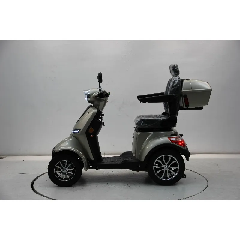 Hot Sale New Electric 4-Wheel Travel Mobility Handicapped Scooter with Retractable Pedal for Seniors Adults Disabled People