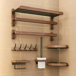 Portasciugamani da bagno senza punzonatura mensola portaoggetti per wc organizer per bagno e accessori per il bagno portasciugamani