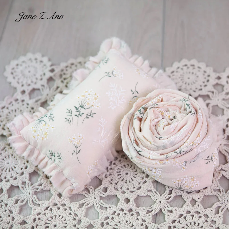 Newborn Photography Wrap Pillow Countryside Print Set  Baby Photo Pillow +Print Style Wrap Cloth