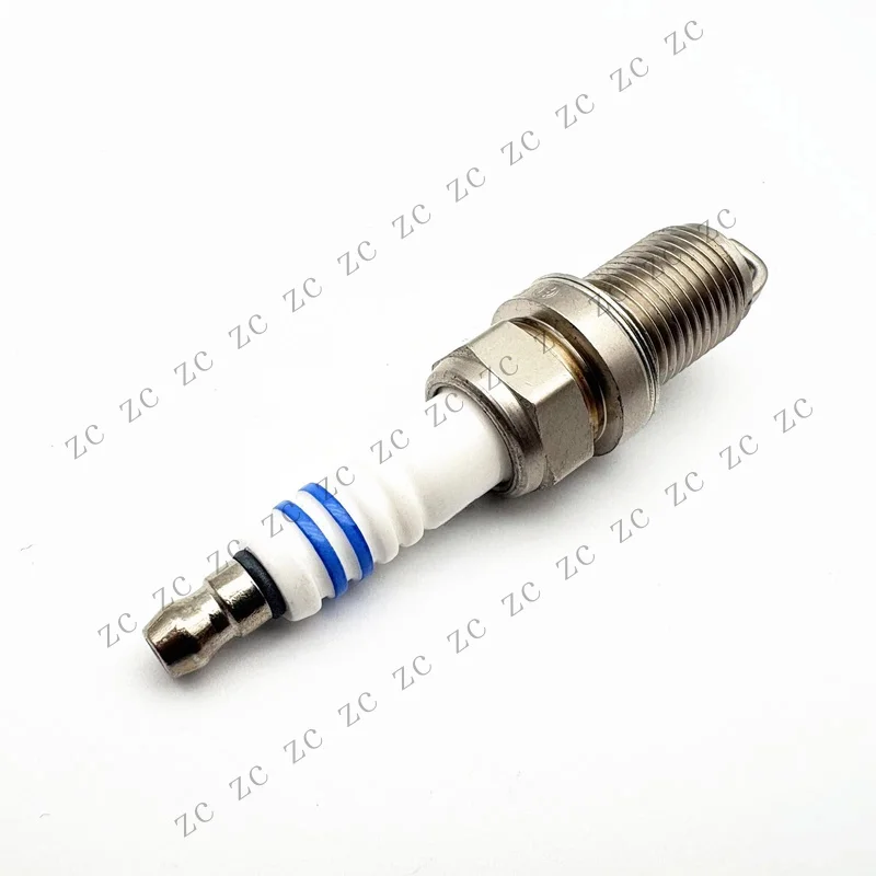 S+ 4x  Spark Plug 0242235666 FR7DC For VW Golf Skoda Octavia Fabia Audi Opel