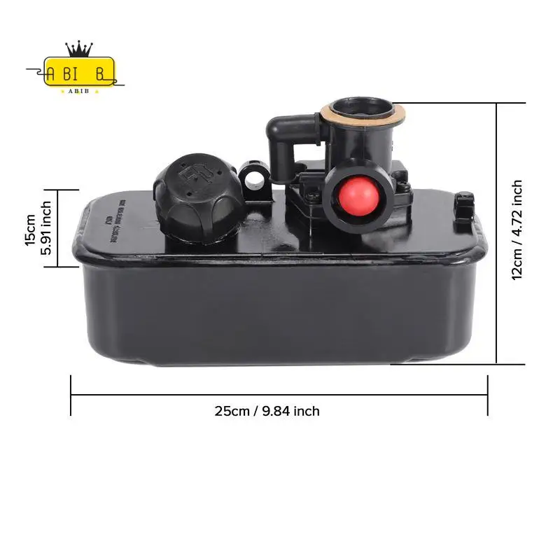 ABIB -Fuel Gas Tank Mower Carburetor Carb For Briggs & Stratton 494406 499809 498809A