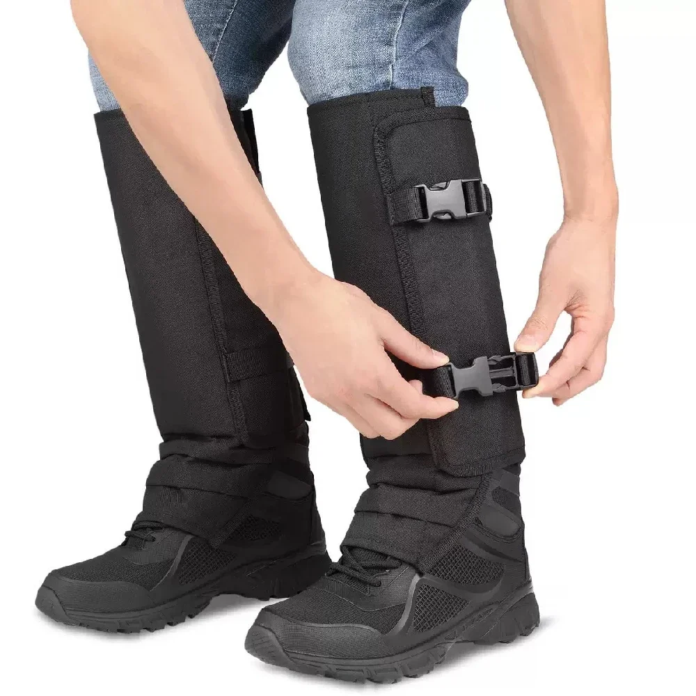 Snake Gaiters Leg Guards, Waterproof Snake Guards, Adjustable Snake Bite Protection for Lower Legs, Snake Chaps for Men&Women