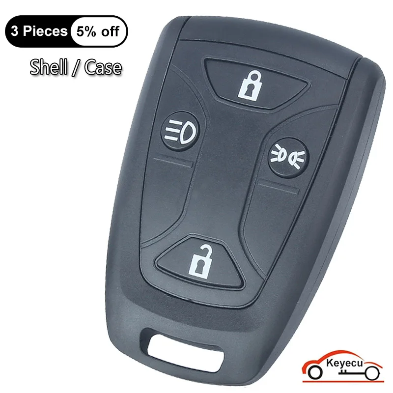 

KEYECU 4Buttons Case for SAAB Scania Truck DC13 143 148 141 4X2 6X2R GRS905 R-series S-series G-series P-series Remote Key Shell