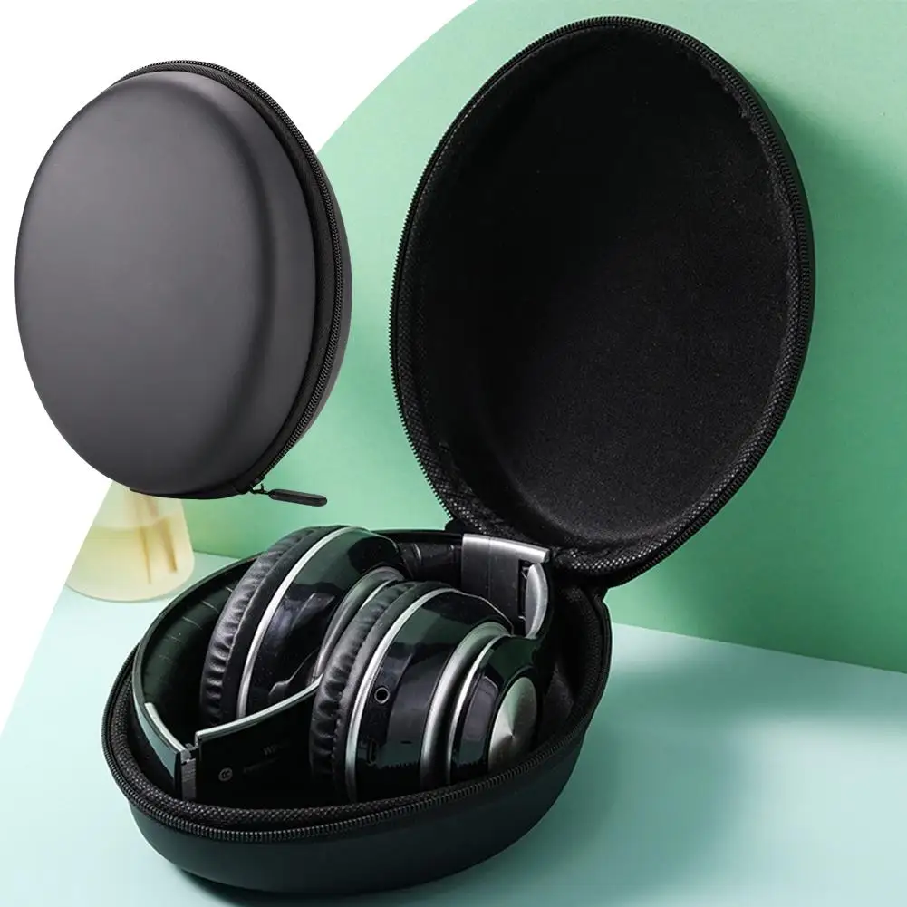 Headphone Case Carrying Organizer Hard Headphones Storage Compatible N with Pouch EWW eats Bag Studio B Y4P6