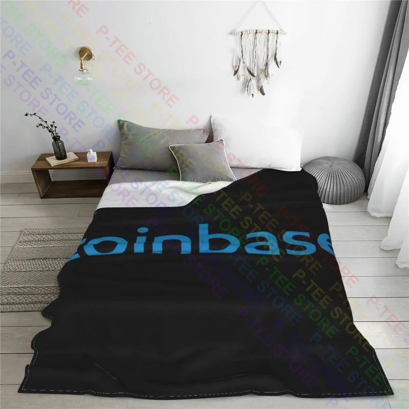 Coinbase Crypto Currency Cryptocurrency Trader Investor Blanket Autumn All Season For Sofa Bedroom