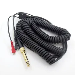 Cabo de auscultadores para Sennheiser, substituição do adaptador de auscultadores, Primavera Coil Earphones, HD25, HD560, HD540, HD480, HD430, 414, HD250