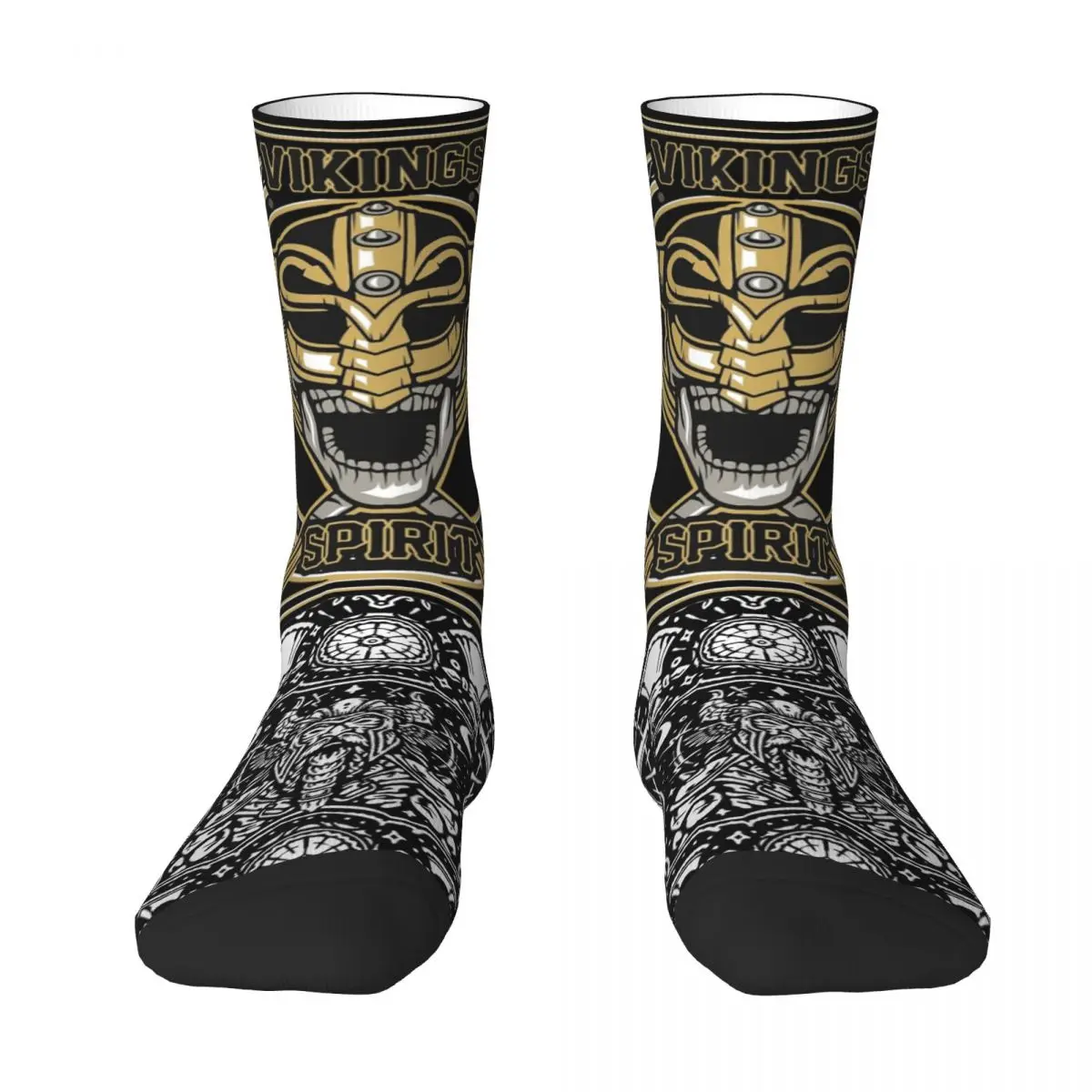 

Viking Warrior skull mask Men Women Socks Motion Beautiful Spring, Summer, Autumn, and Winter Dressing Gifts