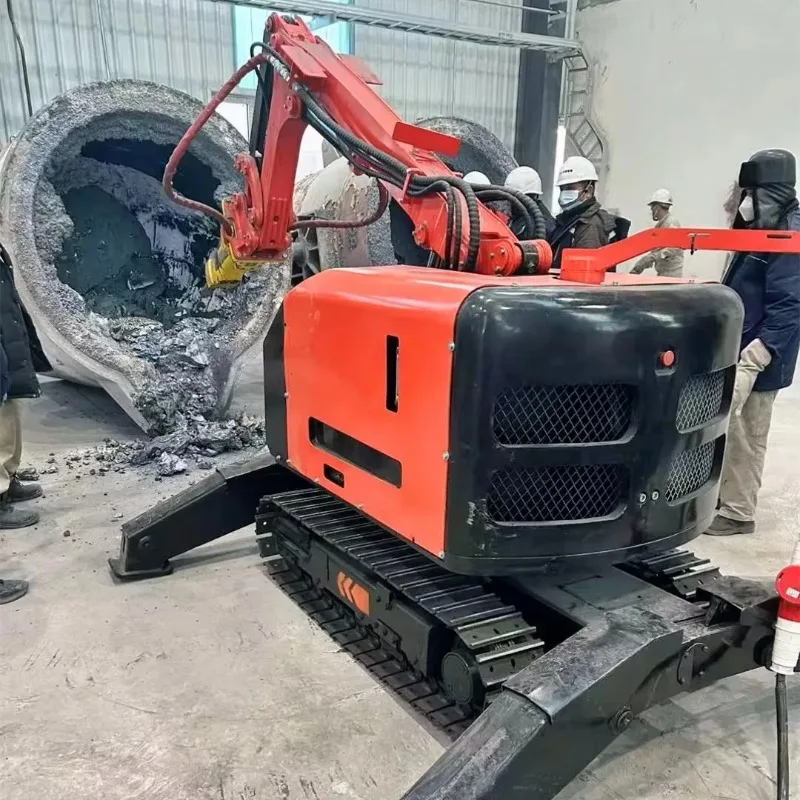 Crawler Hydraulic Demolition Robot Remote Control Concrete Breaking Equipment for Construction Mine and Tunnel