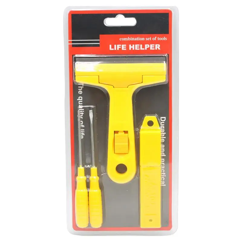 Screwdriver Scraper Tool Multipurpose Scraper Handled Scraper Screwdriver Tool For Cleaning Sticker Paint Caulk From Window Car