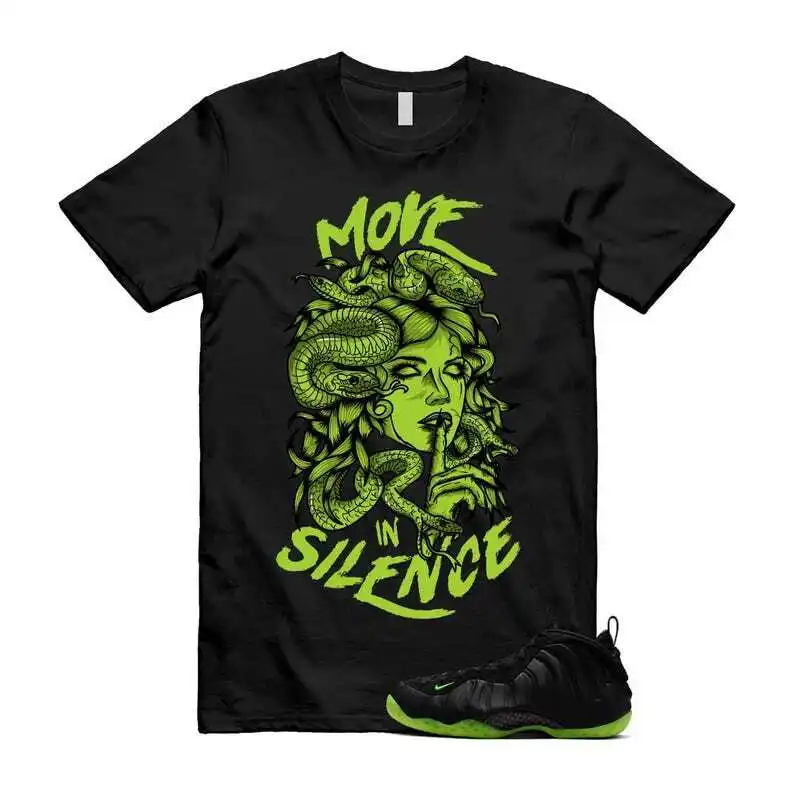 Футболка Foamposite Volt Black Air One Match MIS, полноразмерная футболка от S до 5XL