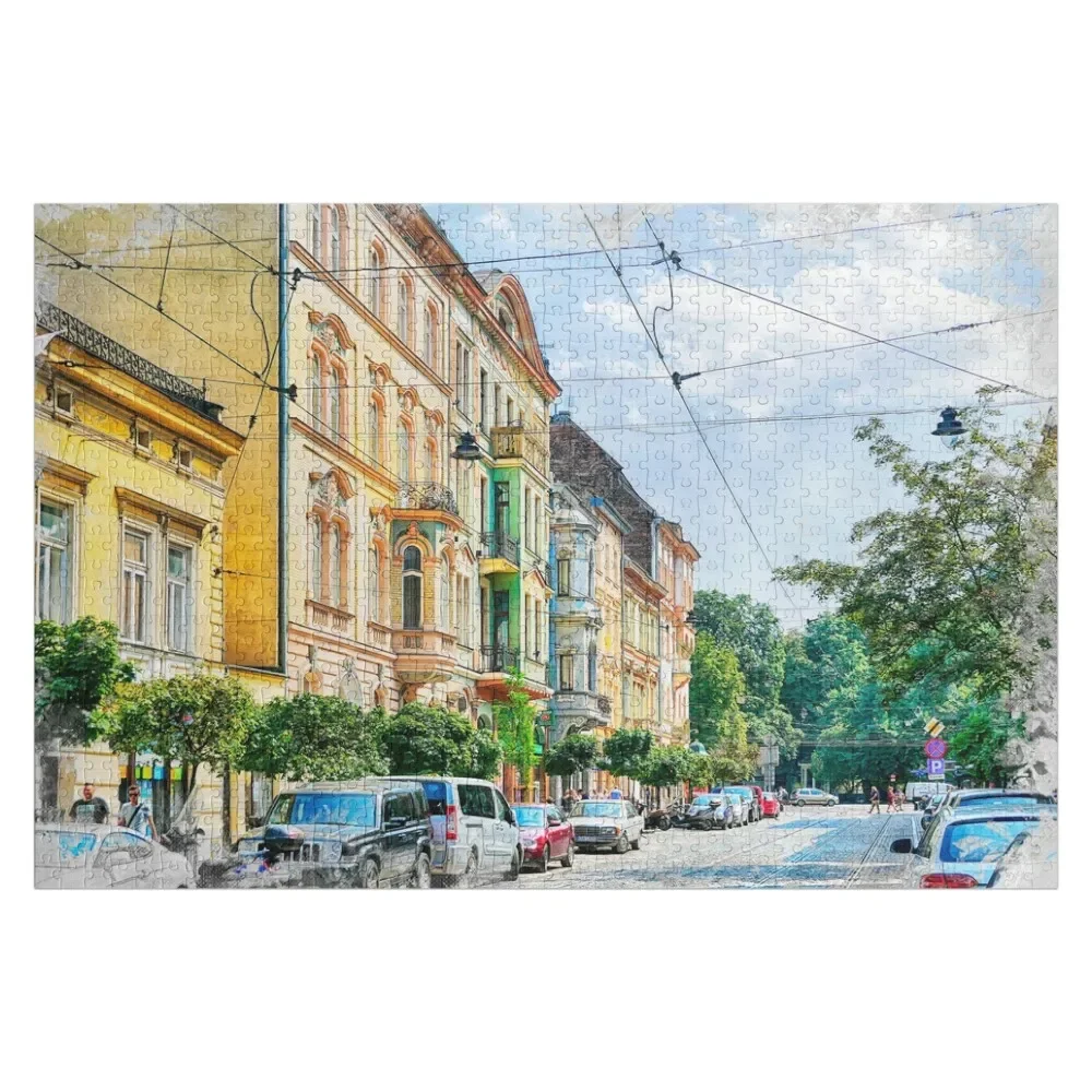 

Cracow art 16 #cracow #krakow #city Jigsaw Puzzle Custom Wooden Name Photo Custom Custom Gift Puzzle