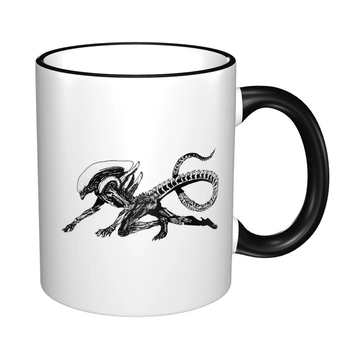Xenomorph Alien Movie Mug Funny Ceramic Coffee Cups Tea Mugs Milk Cup Drinkware Gift for Friends