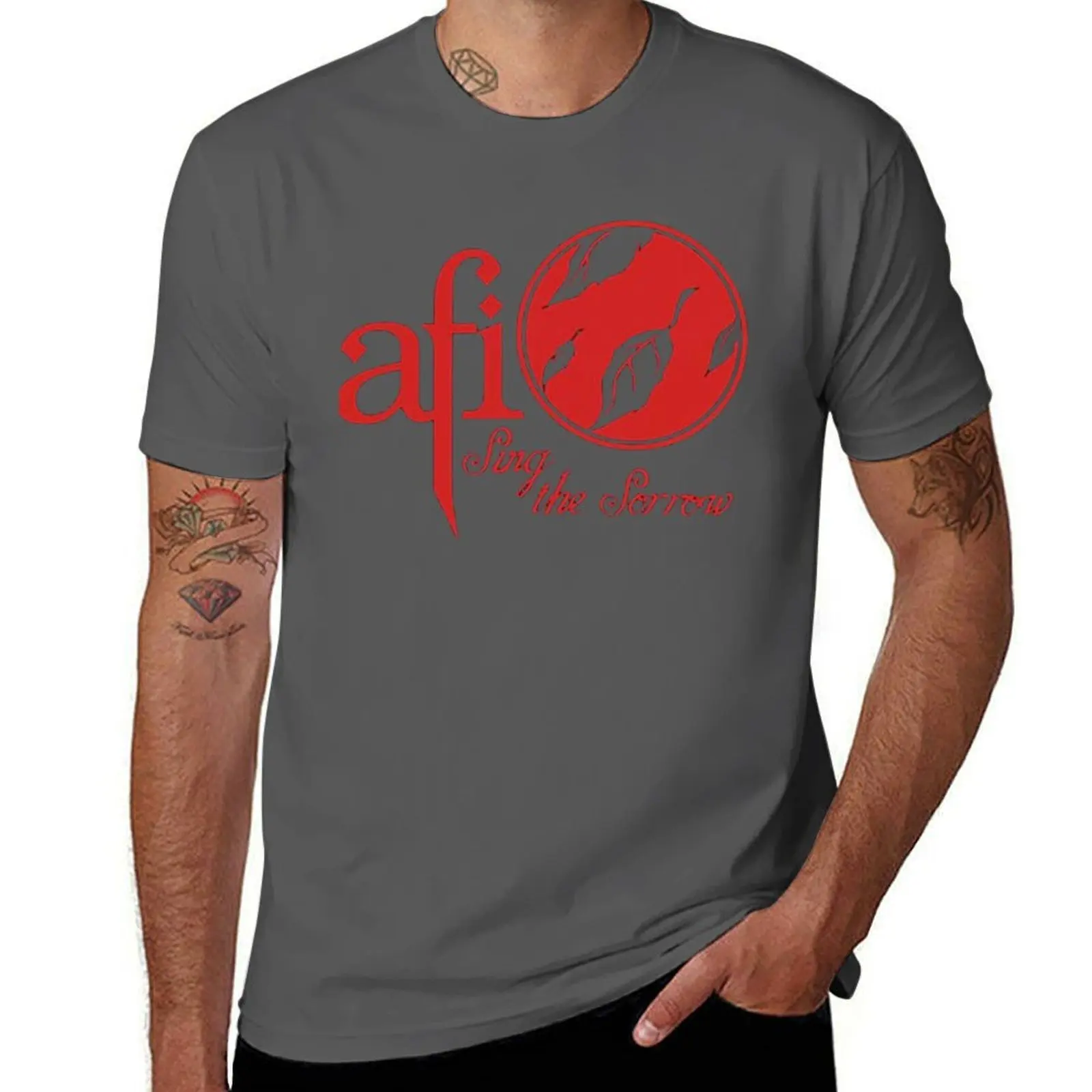 

bodies AFi show sorrow the band logo summer the of sing T-Shirt Big Size Simple T-Shirt