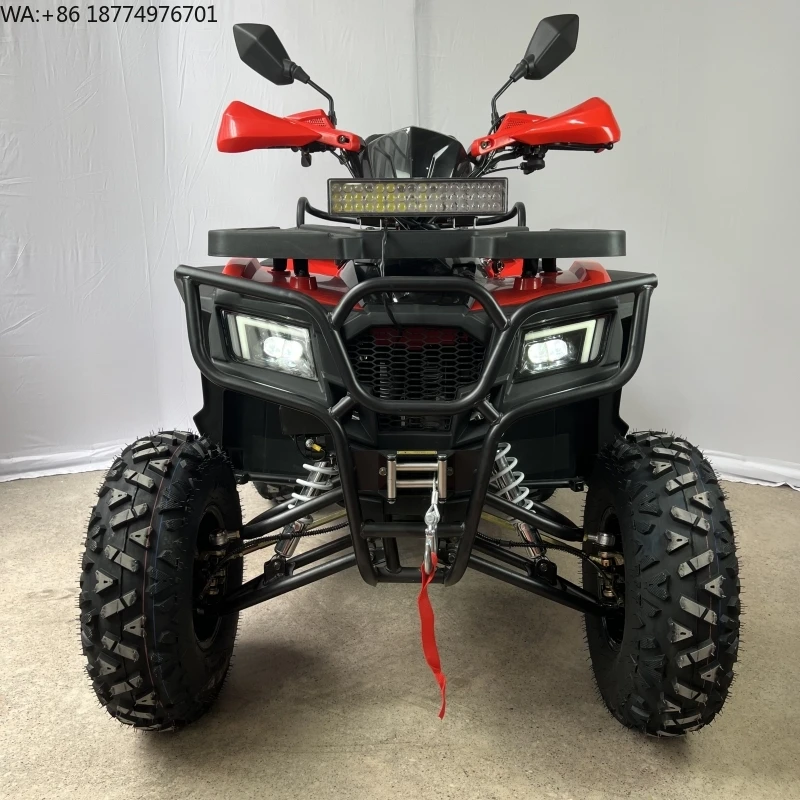 Cuatrimoto ATV de 4 Ruedas con Tracción Automática por Cadena, 200cc, con Arranque Eléctrico, Todoterreno, Agrícola, para Uso en Granjas
