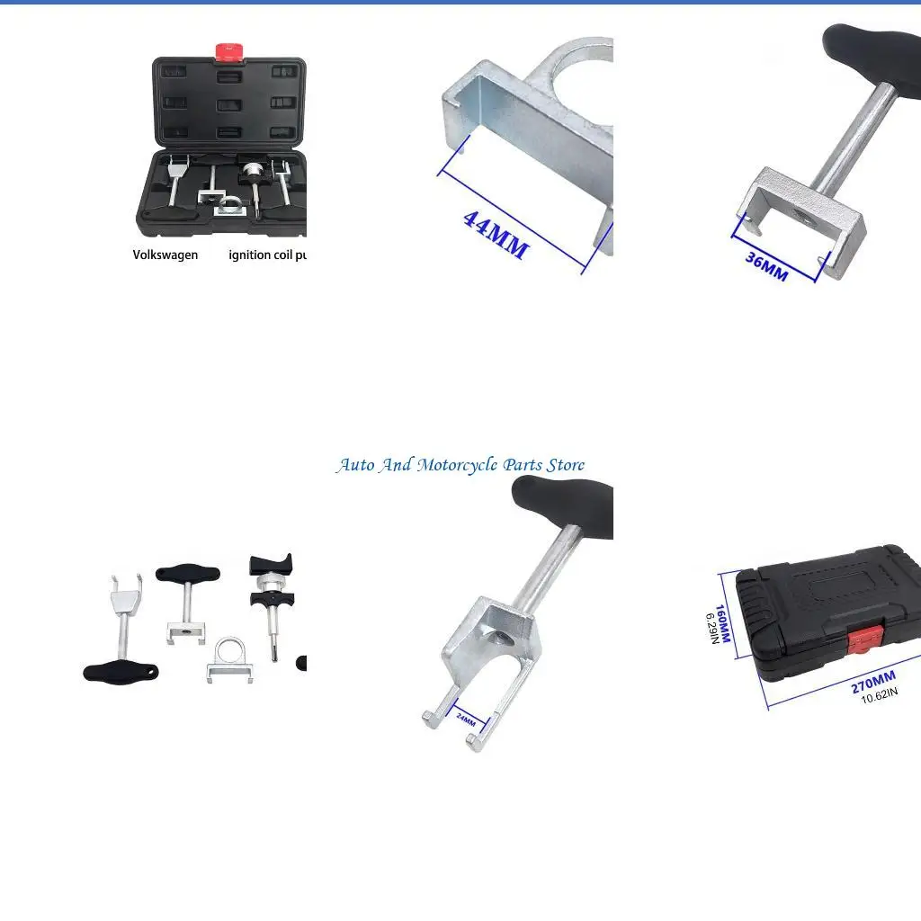 

P9FD Ignition Coil Puller Removal Tool Car Tool Ignition Coil Puller Hand Tool for 1.4/ 1.6/ 1.8/ 2.0/ 2.3/ 3.2 Model