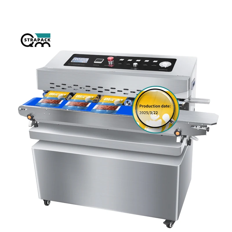 

New Small Bag Vacuum Packing Continuous Bag Sealer Sachet Sealing Machine