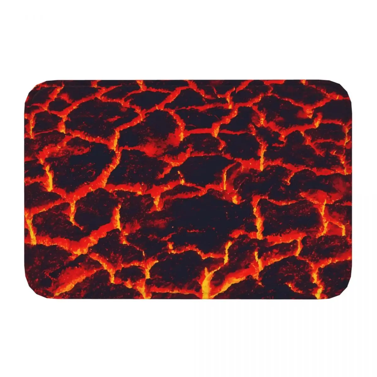 Lava Volcano Magma Kitchen Non-Slip Carpet Active Cool Living Room Mat Welcome Doormat Floor Decoration Rug