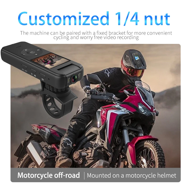 4K high-definition mini sports camera with WiFi hotspot law enforcement recorder motorcycle riding recorder mini sports camera