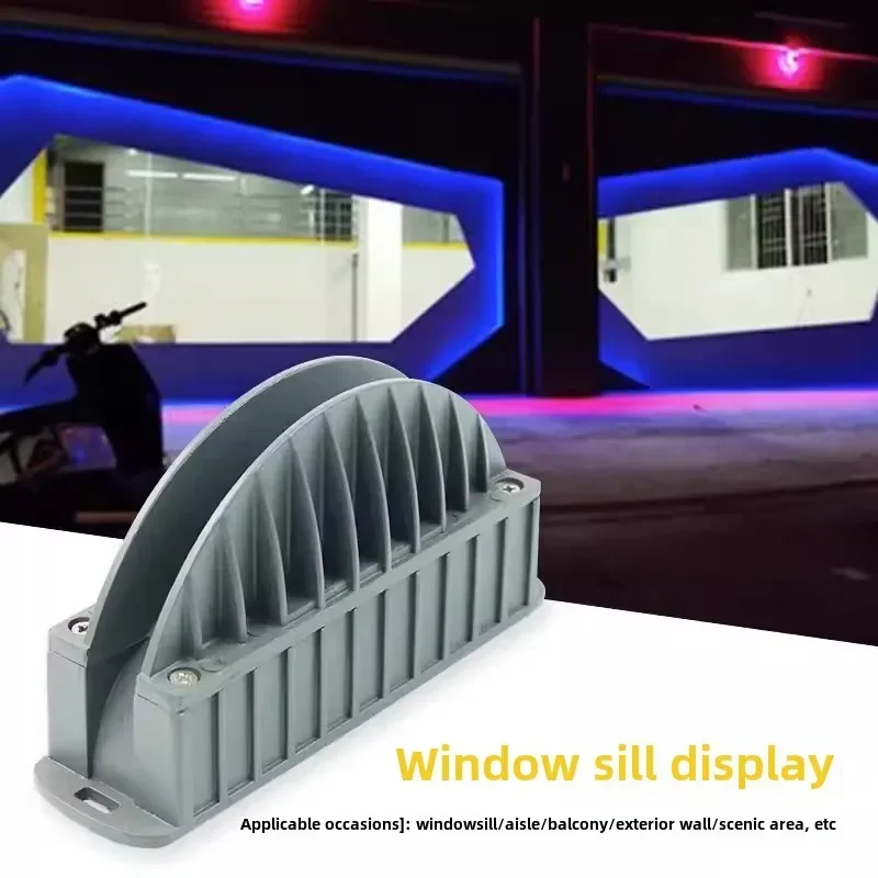 ShinyYing 10W Waterproof LED Window Sill Light, Door Frame Spot Light, Corridor Linear Accent Lamp for Hotel KTV Hallway