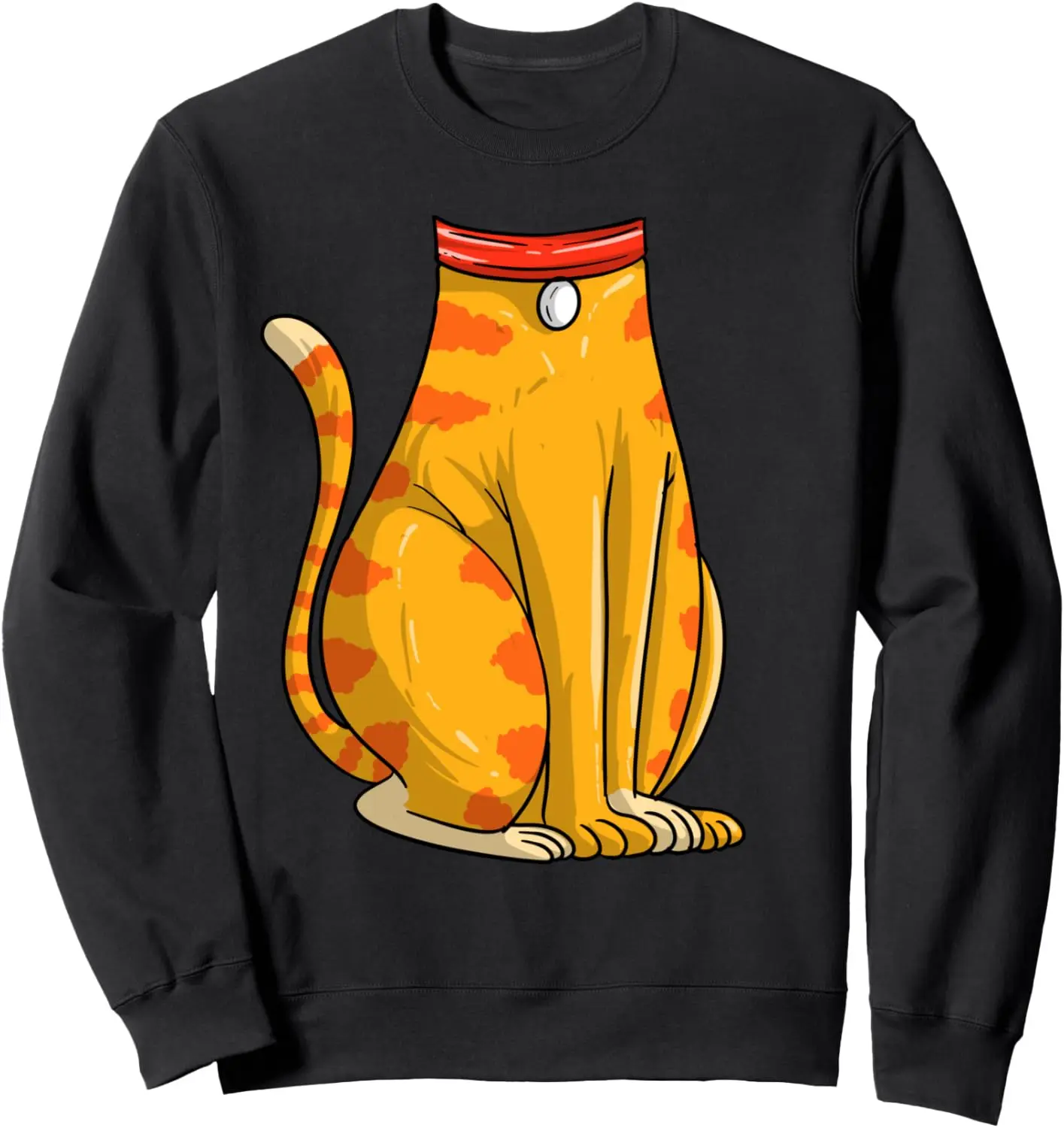 

Headless Cat Costume Halloween | Cool Lazy Kitten Funny Gift Sweatshirt