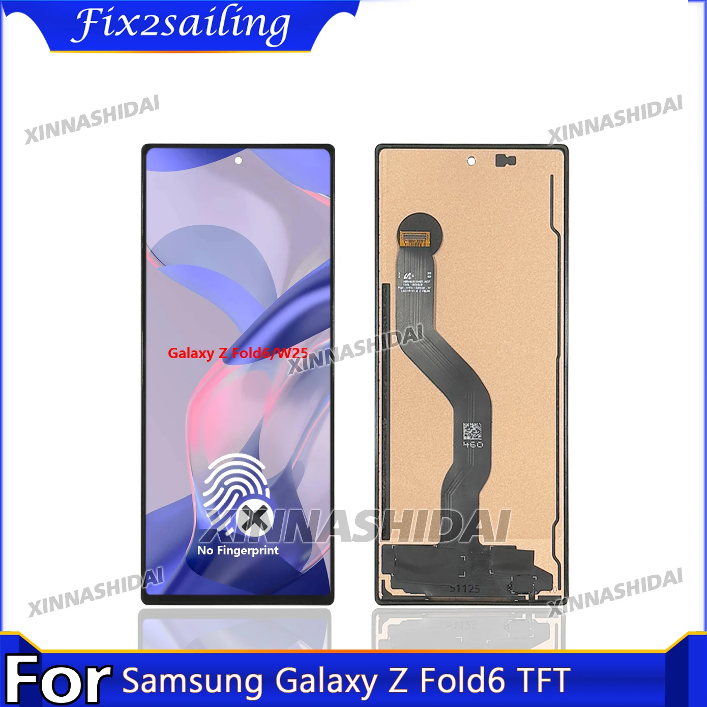 Super Quality LCD  Display Screen For Samsung Galaxy Z Fold 6 Display Touch Screen Digitizer Display NO Frame