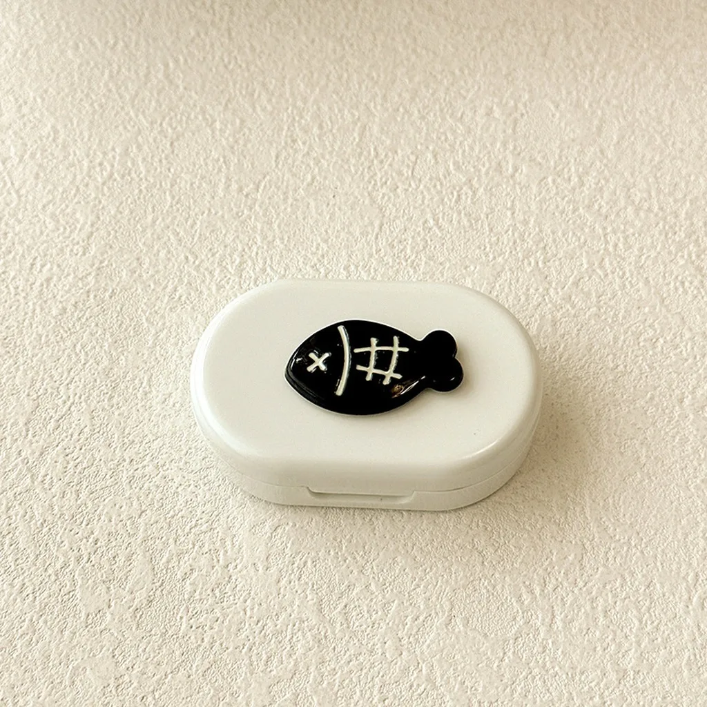 Contact Lens Storage Case Minimalist Flip Contact Lens Case Portable Contact Lens Case Portable For Backpack Office