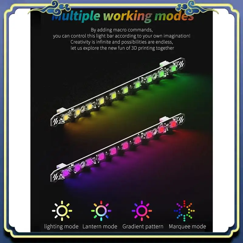 

Portable 2Pcs 3D Printer Daylight PCB Kit 5V RGB LED Bar Daylight On A Stick For Voron 2.4 Trident 350/300/250 Lamp Bar 270Mm Ea