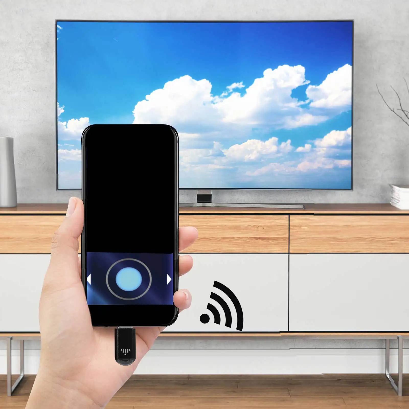 

1Set Type-C Remote Control Adapter Phone Portable Smartphone Controller for Home Appliance Air Conditioner Wireless Control