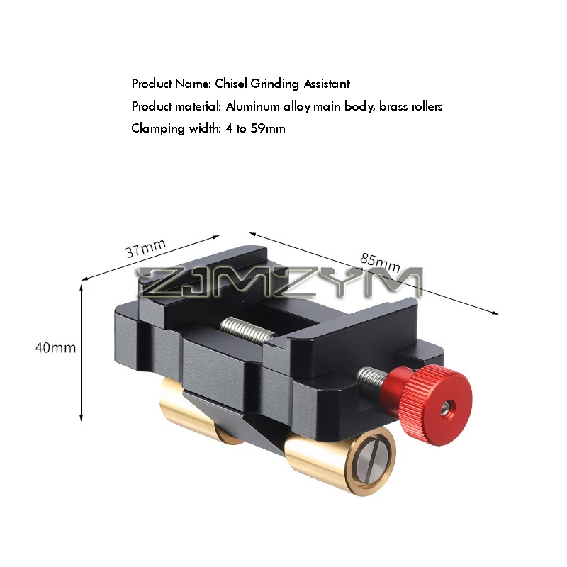 

1Pc Honing System Roller Knife Grinding Stone Aluminum Alloy Fixed Angle Sharpener Knife Angle Sharpener Guide Bracket