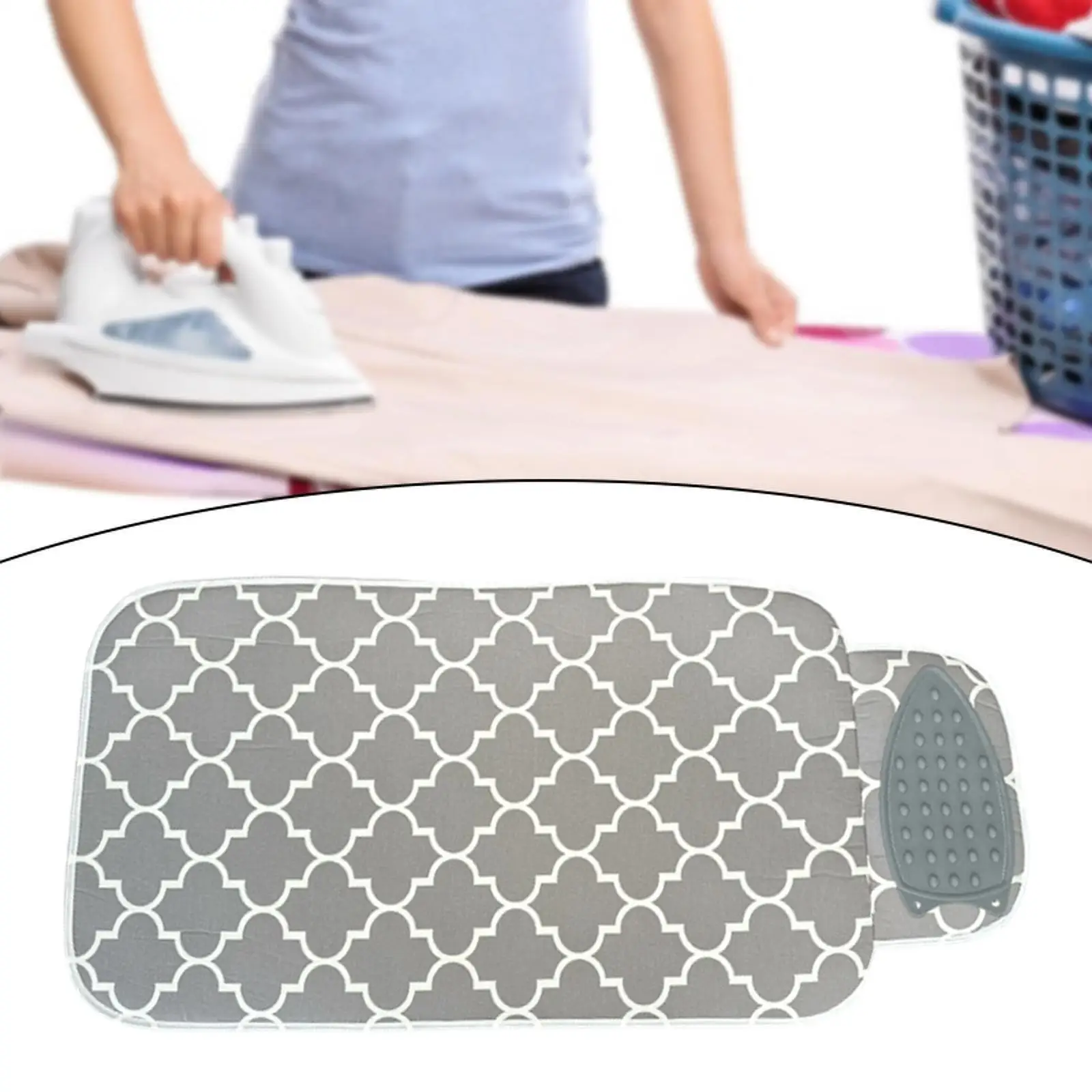 

Portable Ironing Mat 84 x 48 cm Compact Multifunctional Travel Ironing Mat