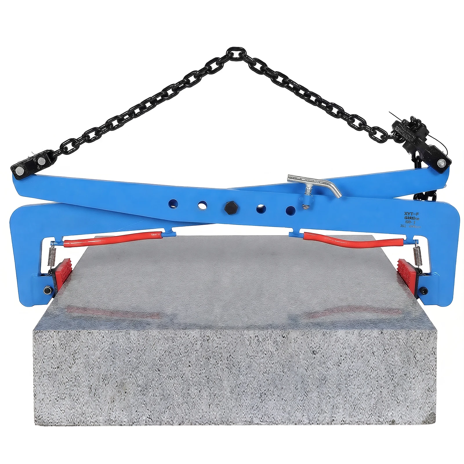 

Захват для подъема гранитных плит 1763 фунта, противоскользящий, сверхмощный, с регулировкой отверстий, для сланцевых плит/бордюрного камня