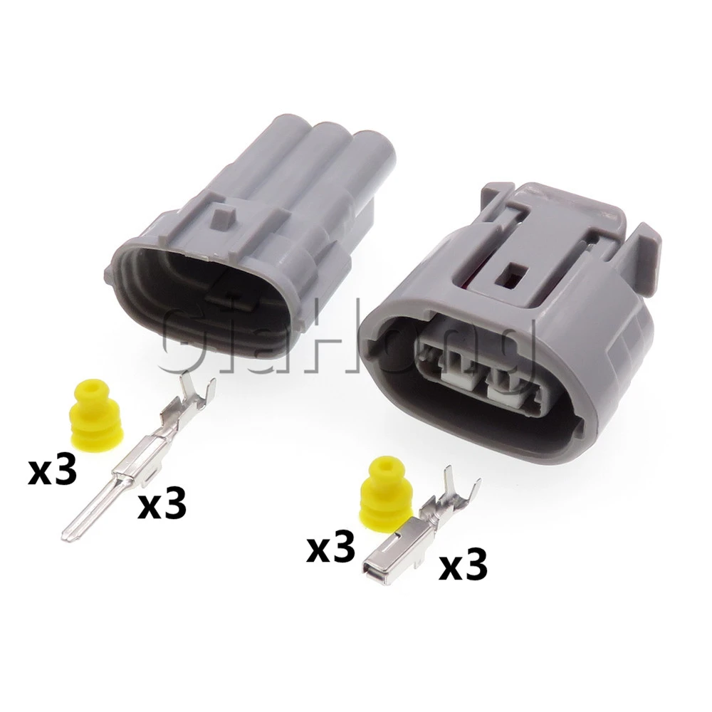 1 Set 3 Way Part 6189-0443 6188-0282 6189-0442 AC Assembly Generator Cable Harness Socket For Toyota Lexus Car Sealed Connector