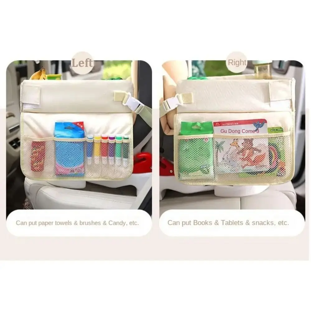 Vassoio per seggiolino auto per bambini impermeabile cartone animato Vassoio per snack per coniglio Porta giocattoli per bambini Vassoio da pranzo per scrivania Vassoio per auto in PVC Tavolo per bambini