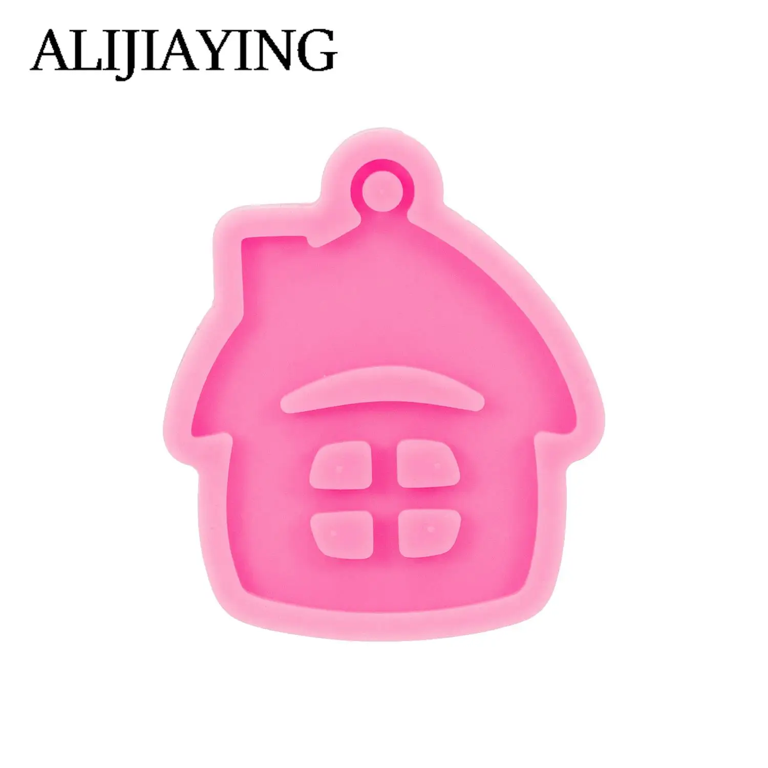 DY0112 DIY House Christmas Silicone Mold for Keychain Crafting with Epoxy Resin, Chocolate Fondant Sugarcraft Tools