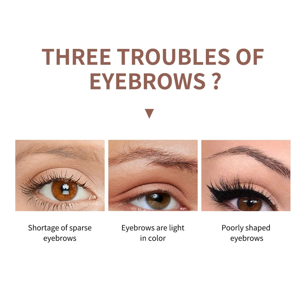 Peel-off Eyebrow Gel Waterproof And Sweat-proof Tattoo Long-Lasting Smudge-Proof Effect Natural Eyebrow Dye Eye Makeup Cosmetics