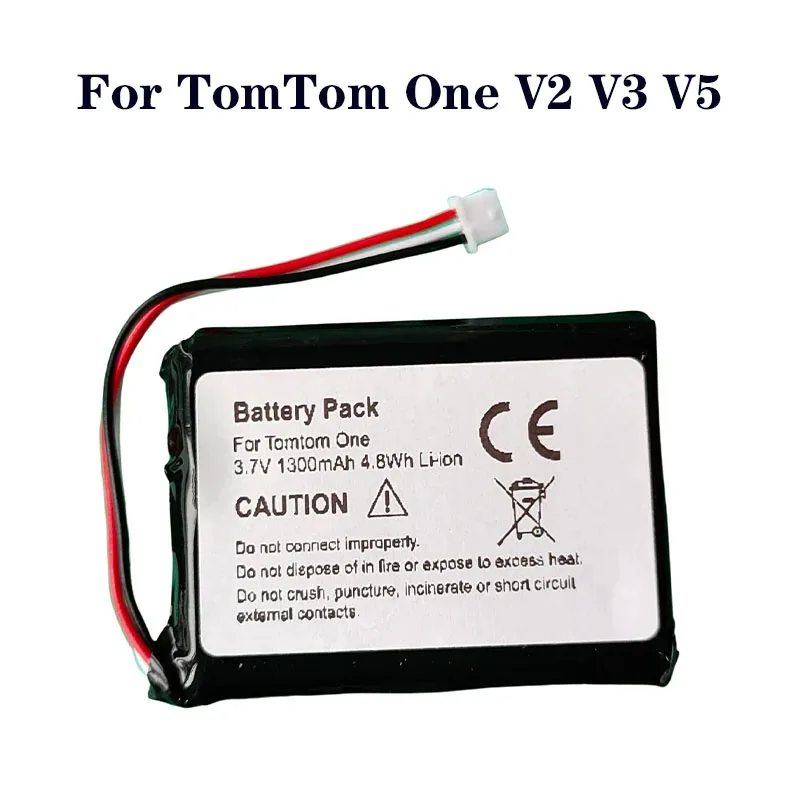 Batterie Eddie Ion pour GPS TomTom, 1300mAh, One V2, V3, V5,ONE 3RD, 4N00, Approach One XL, F650010å