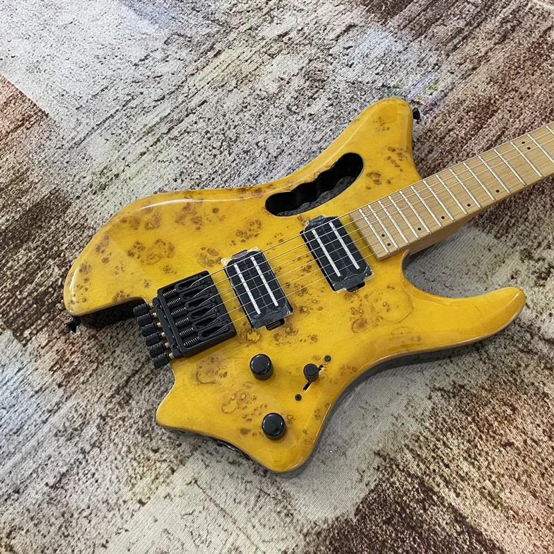 Vicers Guitarra elétrica, com escala de bordo, corpo de basswood, captador HH de 6 cordas, 24 trastes, guitarra elétrica rock