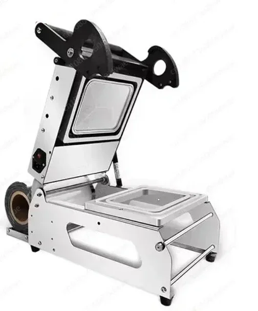 Commercial Food Sealer & Packager - Portable Lock Crisper Machine for Takeaway, Deli, Restaurant, Boosts Presentation