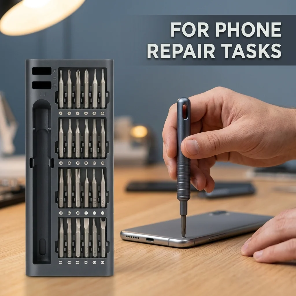 51Pcs Precision Screwdriver Set Mini Repair Tool Kit for Phone Laptop Computer Electronics DIY Repair and Maintenance