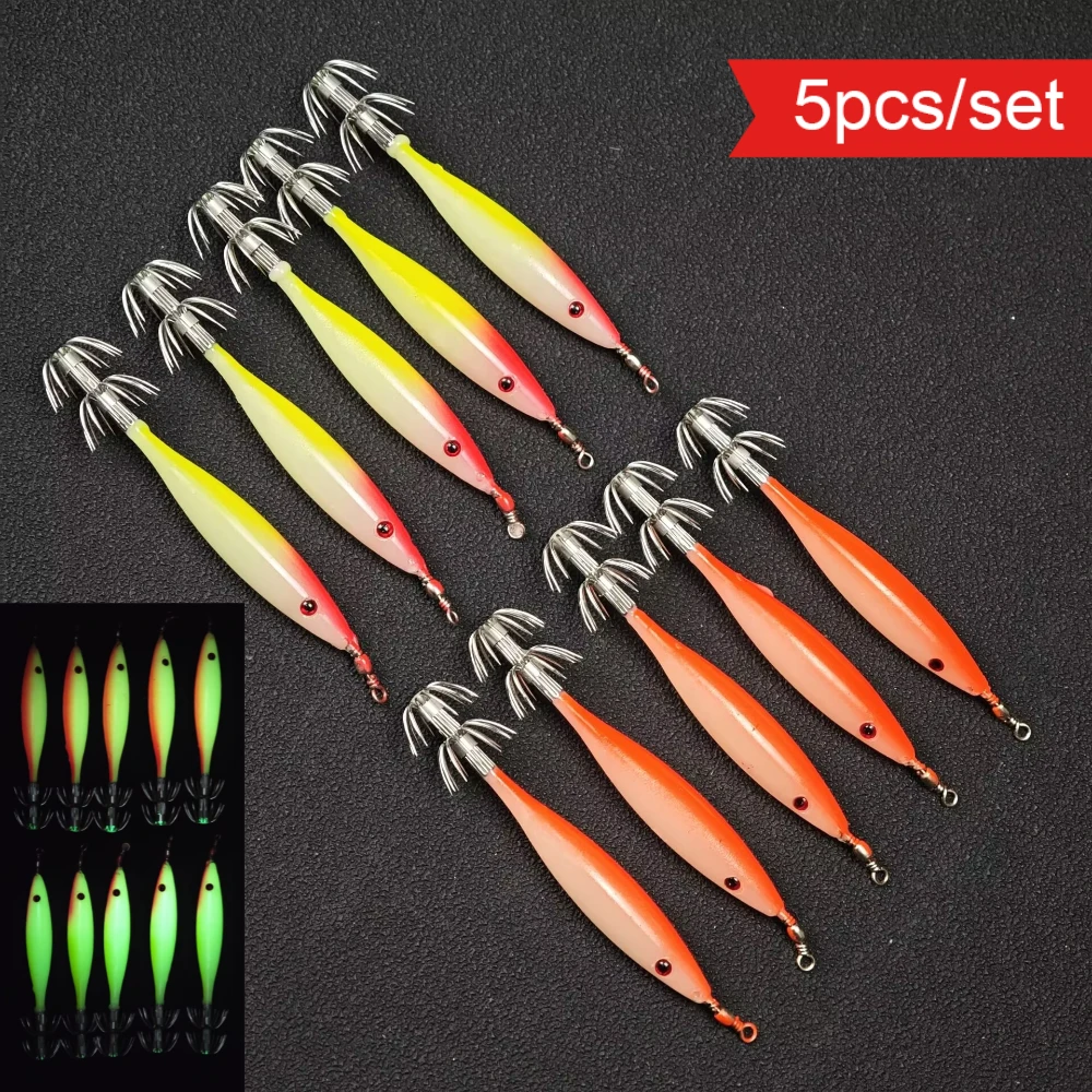 Fishing Hook Jig - Lot de 5 leurres de pêche