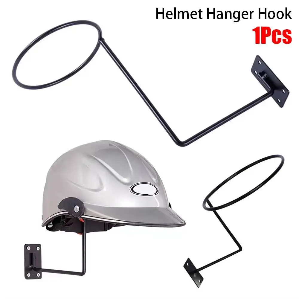 1Pcs Wall Mounted Cap Holder Rack Storage Display Pegboard Hook Accessories Hat Bracket Metal Stand Organizer Helmet Hanger