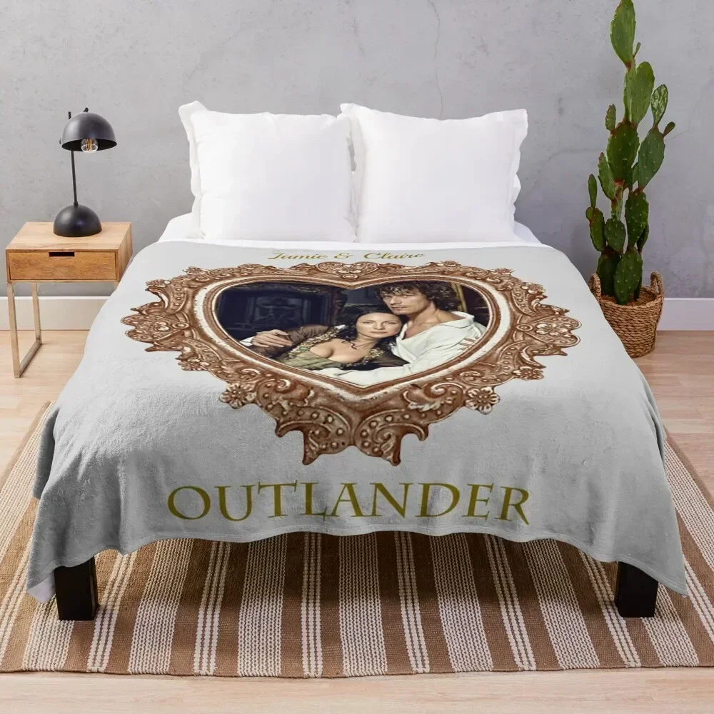 

Jamie and Claire Throw Blanket Cozy Napping Blanket Gift for Mom Dad