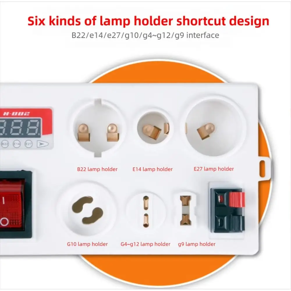 Multifunctional LED Power Tester Easy To Use PC Casing LED Lamp Tester LED Display Quick Fast Lamp Tester Box