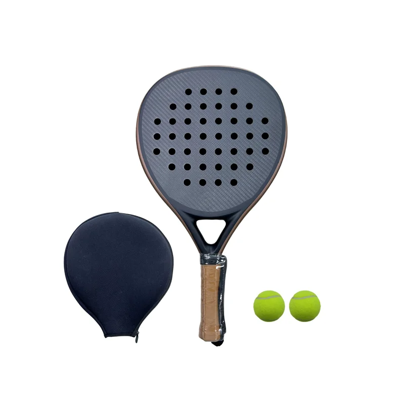 Paddle Tennis Racket Soft Face Carbon Fiber Soft EVA Face Sports Racquet Outdoor Equipment