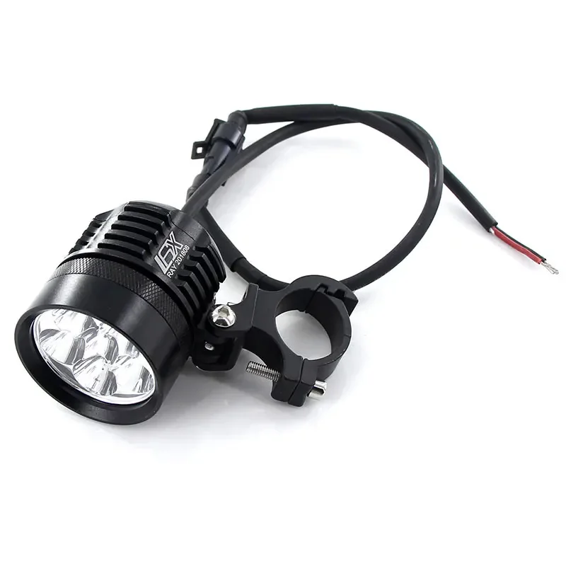 2pcs Strobe Universal Moto led  motorcycle headlight Fog DRL lamp led L6X light car Motorbike bulb spotlight accessories 12v 60w