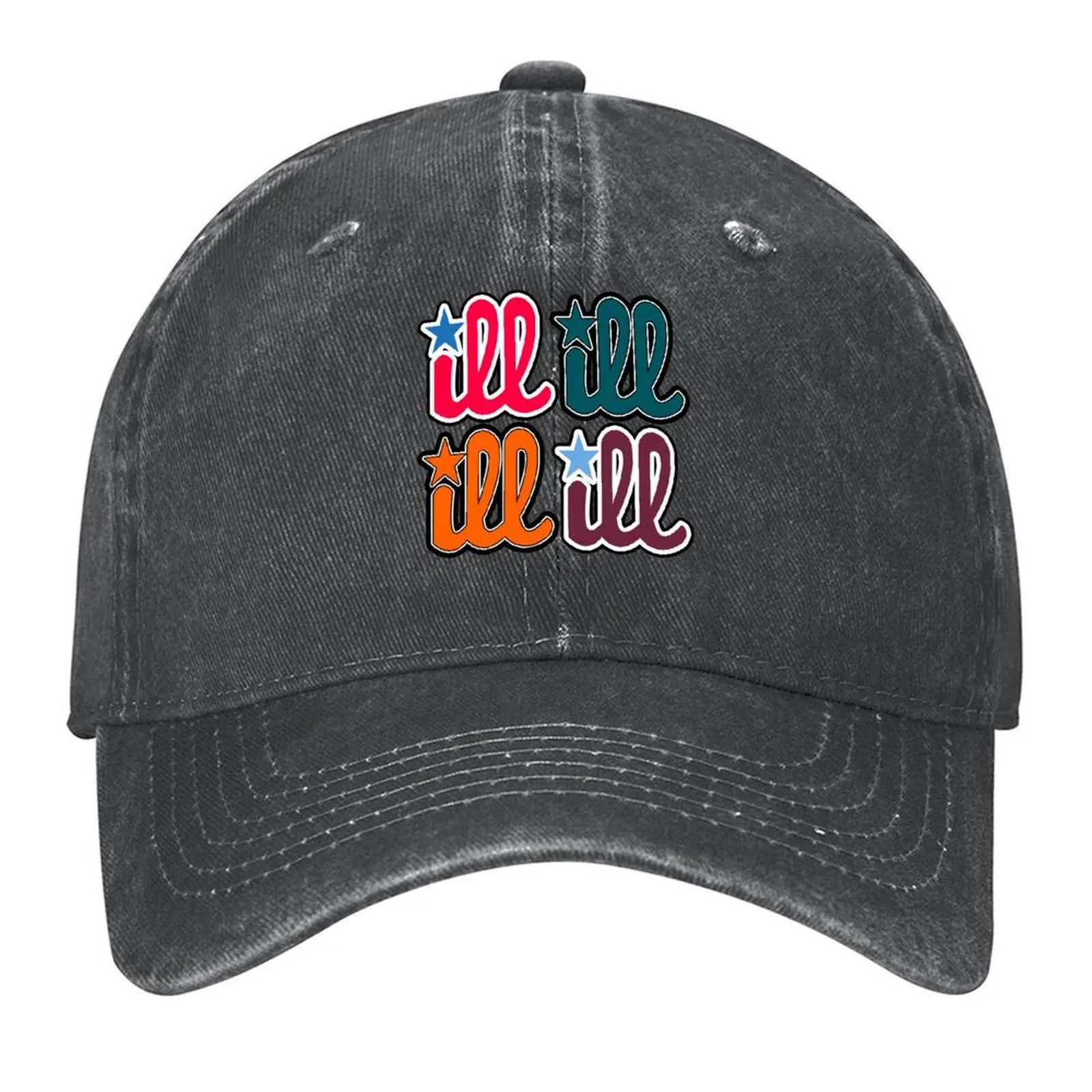 

ILL Pattern Baseball Cap Trucker Hat Horse Hat Uv Protection Solar Hat luxury caps Women's Hats Men's