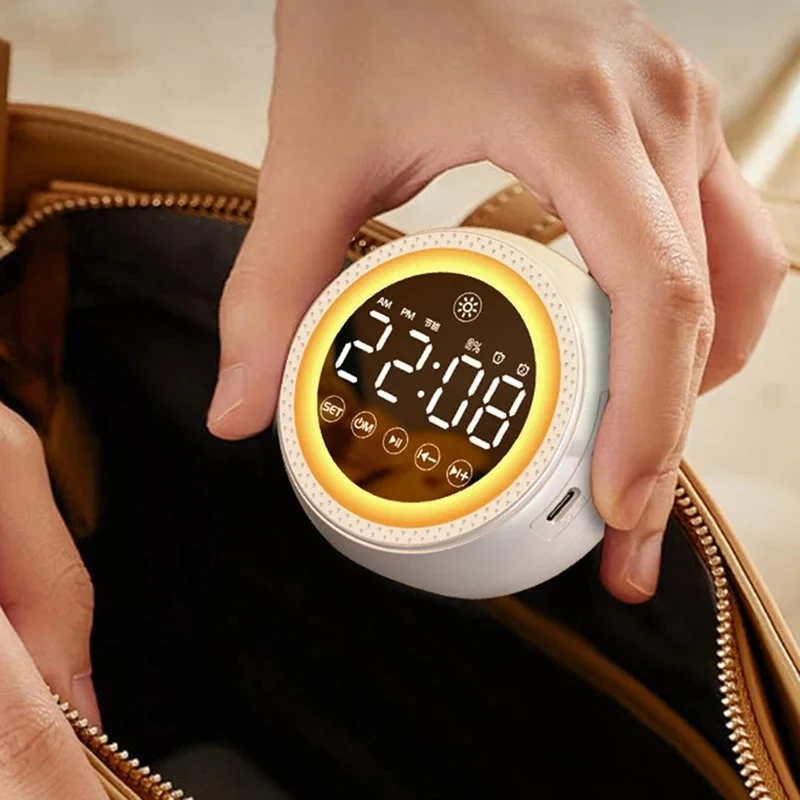 2025 تك سمّاعات بلوتوث AI مع شاشة ساعة الطقس الذكية مكبر صوت AI دراسة العمل المنزلي لشاومي هواوي آيفون الدردشة الصوتية #4