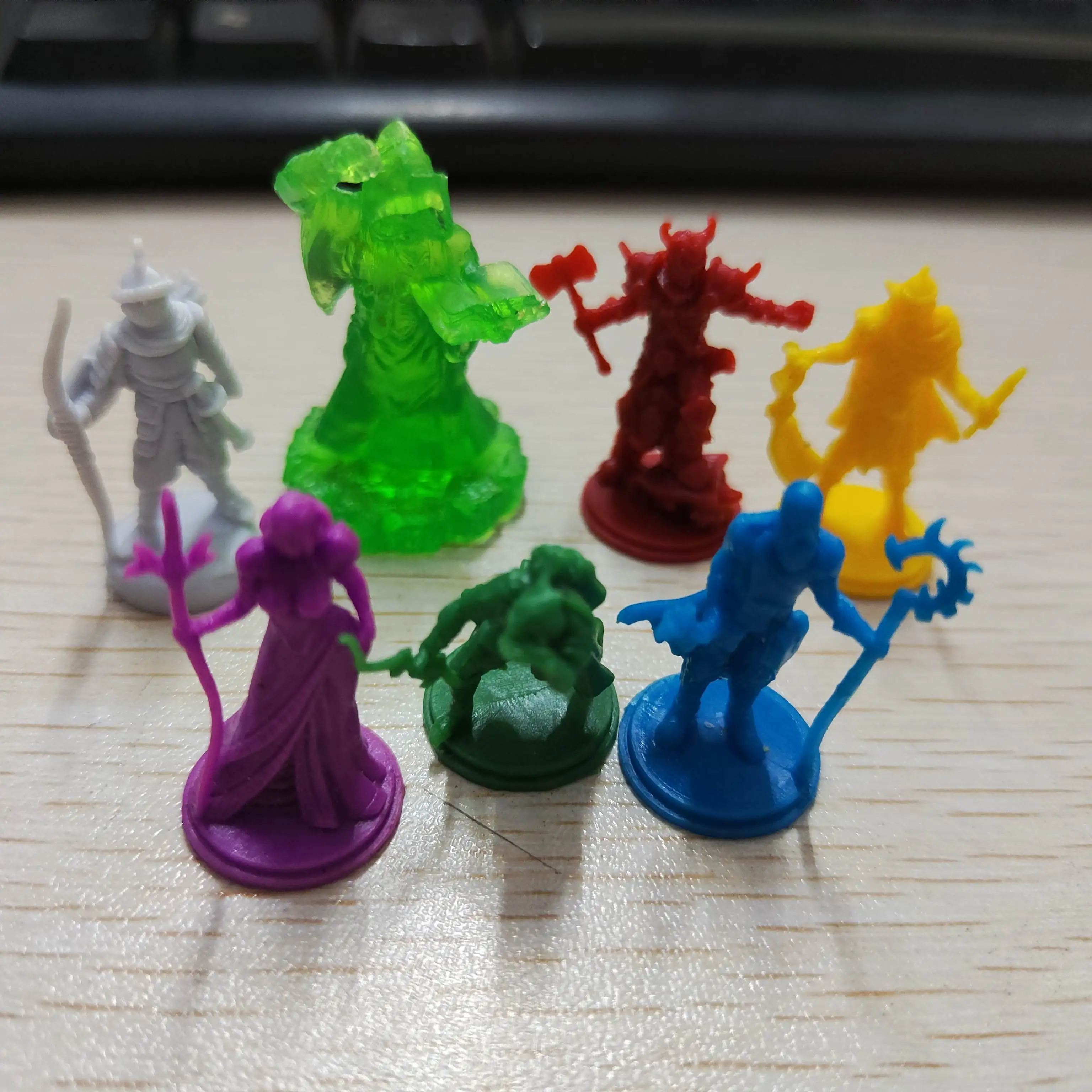 Lot of 7pcs The Cthulhu Acolyte CULTIST Duchy Baron Bowman Miniatures Board Game Mini Figure Collection Toys