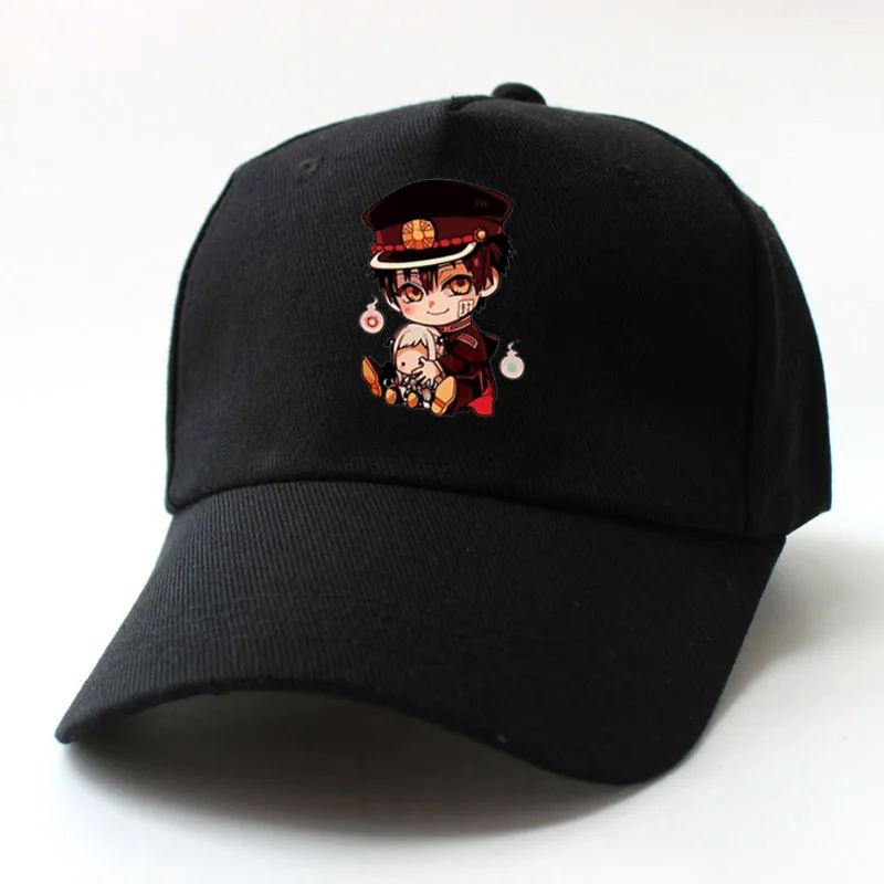 Unisex Baseball Cap Teenagers Hip Hop Snapback Sport cap Boys Girls Sun Hat For anime Toilet-Bound Hanako kun Cartoon New Gift