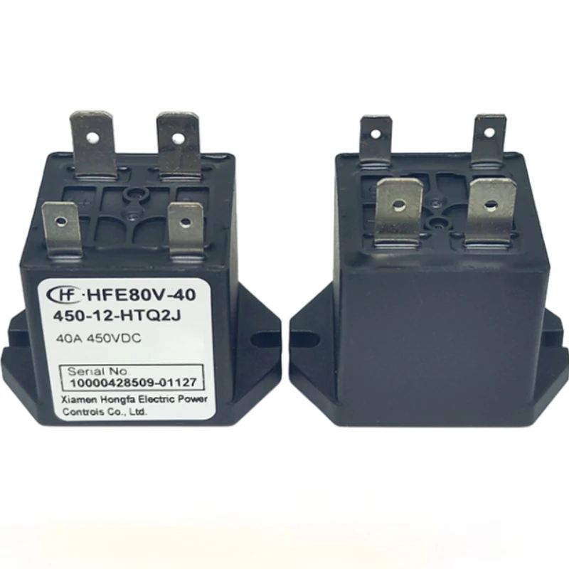 （Brand New Original）1pcs/lot 100% original genuine relay:HFE80V-40 450-12-HTQ2J 12V 40A  New Energy Hongfa High Voltage DC Relay